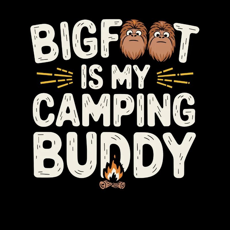 Bigfoot croyant Sasquatch Cryptide Créature de la forêt
