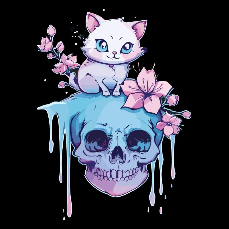 Kawaii Chat Pastel Goth Mignon Anime