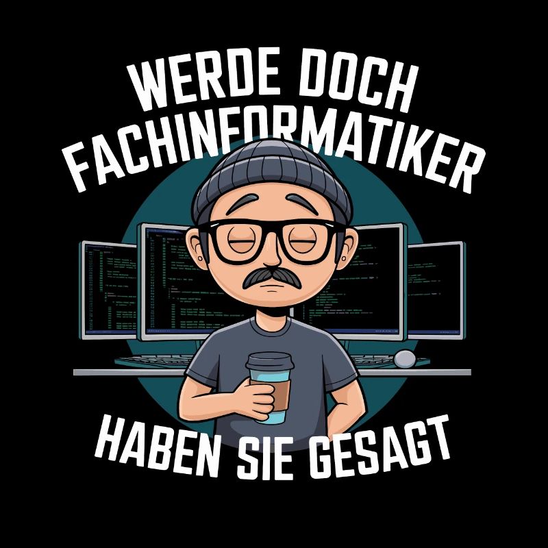 Werde Doch Fachinformatiker Lustiges IT Nerd