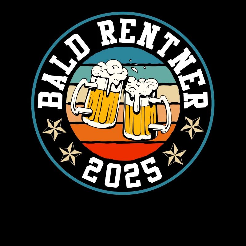 Ruhestand BALD RENTNER 2025 Rente Großeltern