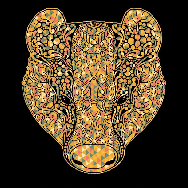 Badger Geometric Face