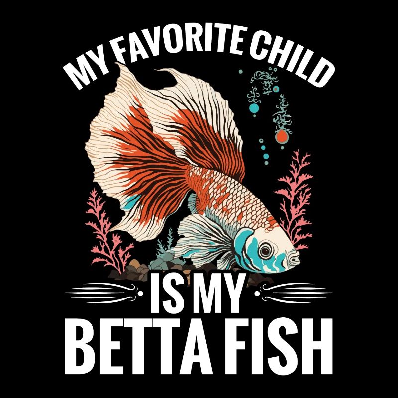 Mon enfant préféré est mon poisson betta