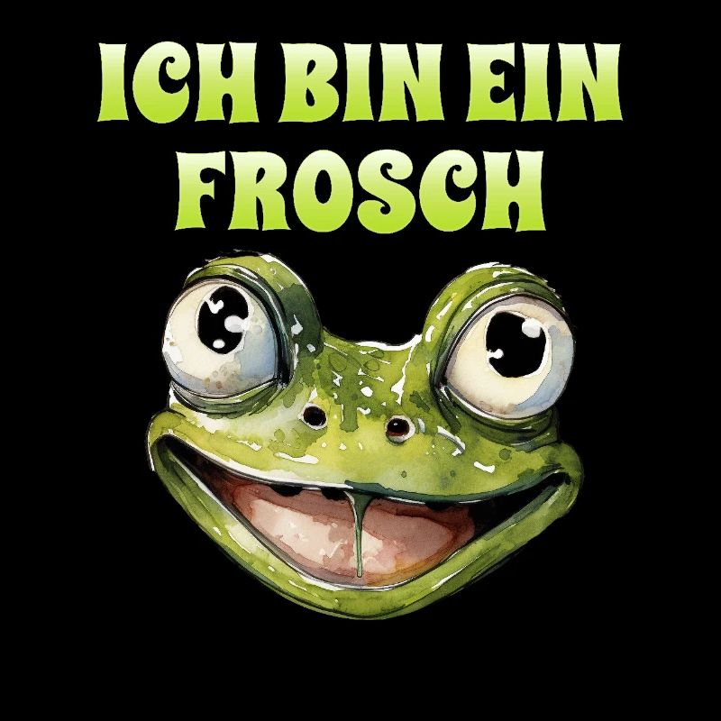 Froschkostüm ICH BIN EIN FROSCH Karneval