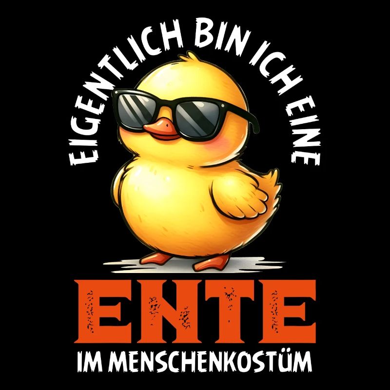 Karneval Kostüm EIGENTLICH BIN ICH EINE ENTE