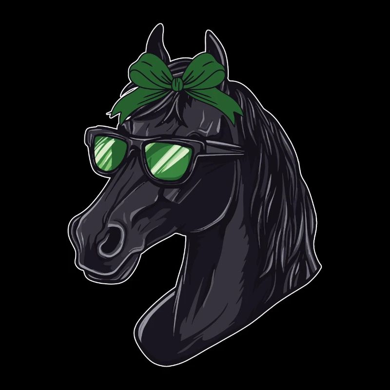 J’aime mon Percheron À la grange et