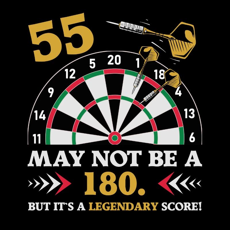 Pas 180 mais un classique 55e anniversaire : fléchettes