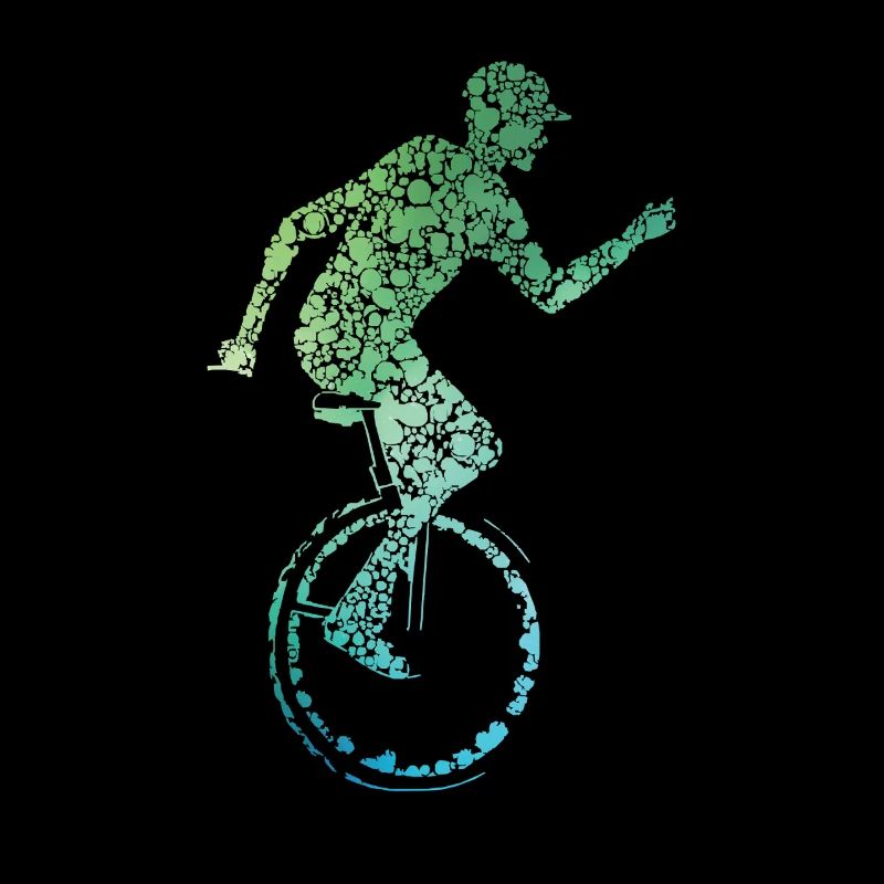 This guy loves unicycles