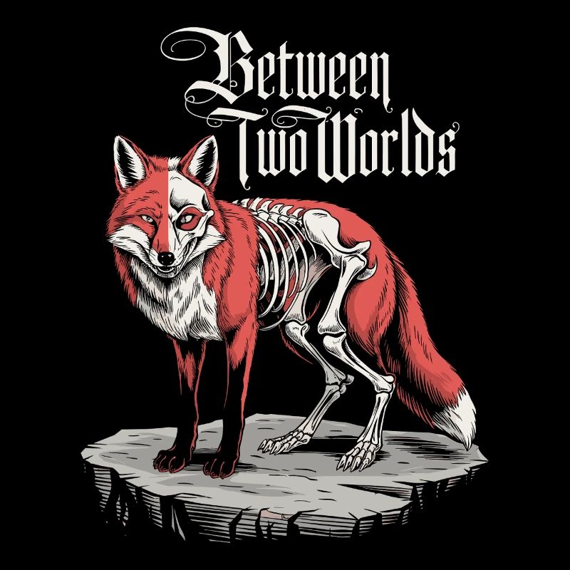 Between Two Worlds Dark Cottagecore Fox