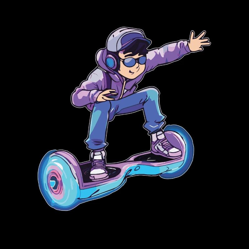 Das Leben Ist Besser, Wenn Sie Mit Dem Hoverboard