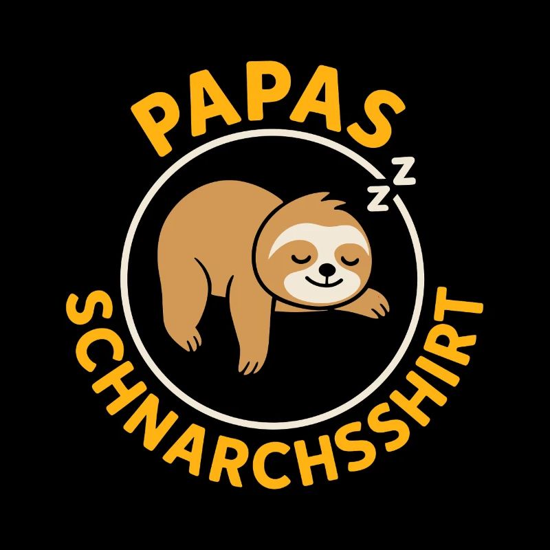 Vaterschaft PAPAS SCHNARCHSSHIRT LUSTIG