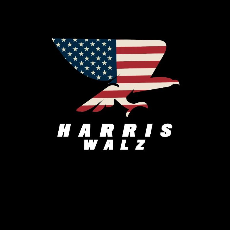 Kamala Harris & Tim Walz 2024 US EAGLE Shirt