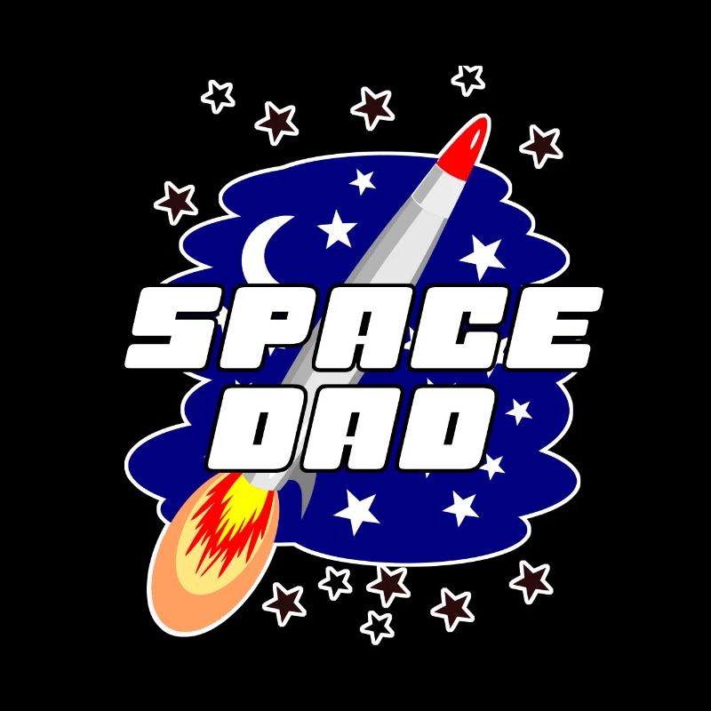 Space dad best dad Geschenkidee