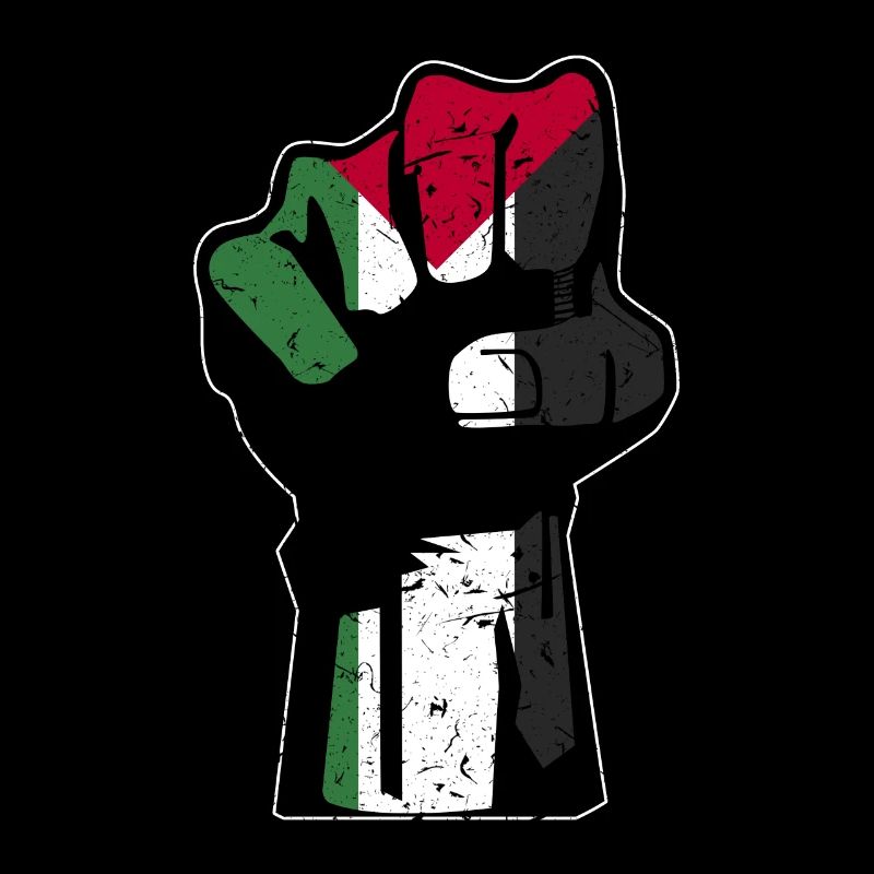 Drapeau de poing palestinien