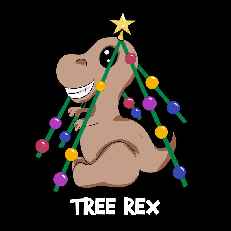treerex Dino Dinosaur Christmas Christmas Tree Gift Comic
