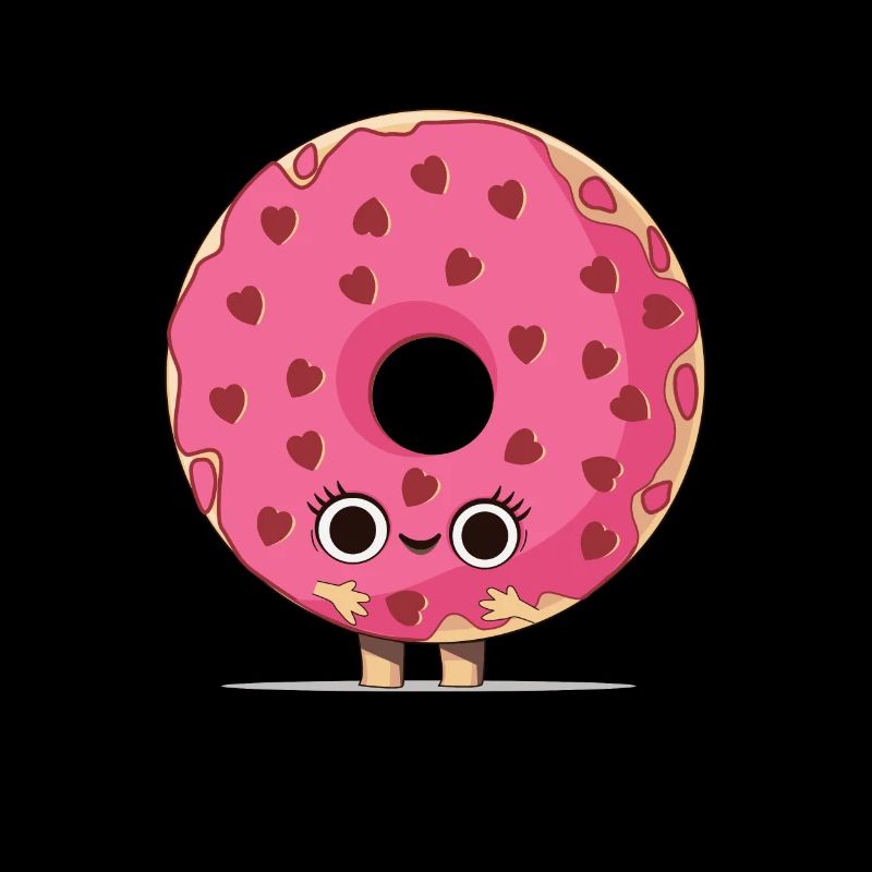 donut bagel cake baking baker baked goods heart