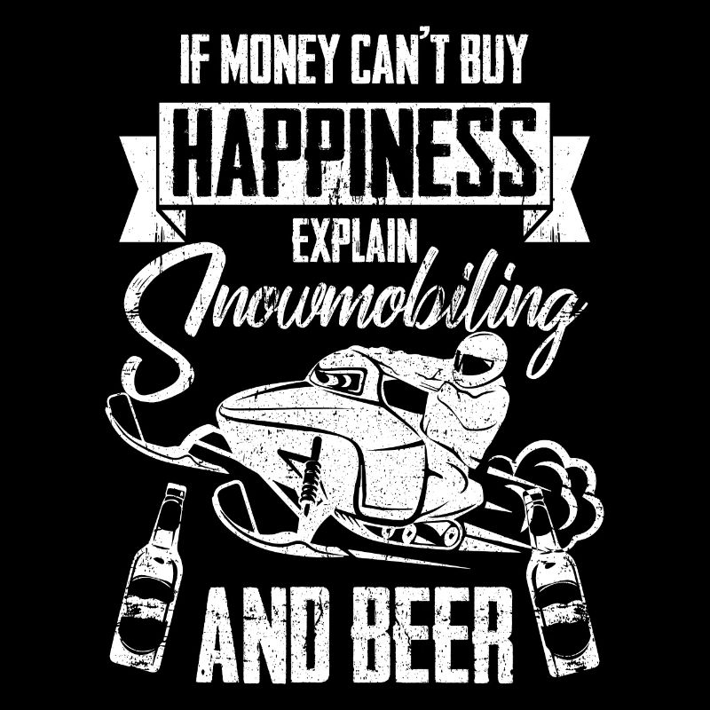 Snowmobile winter mobile