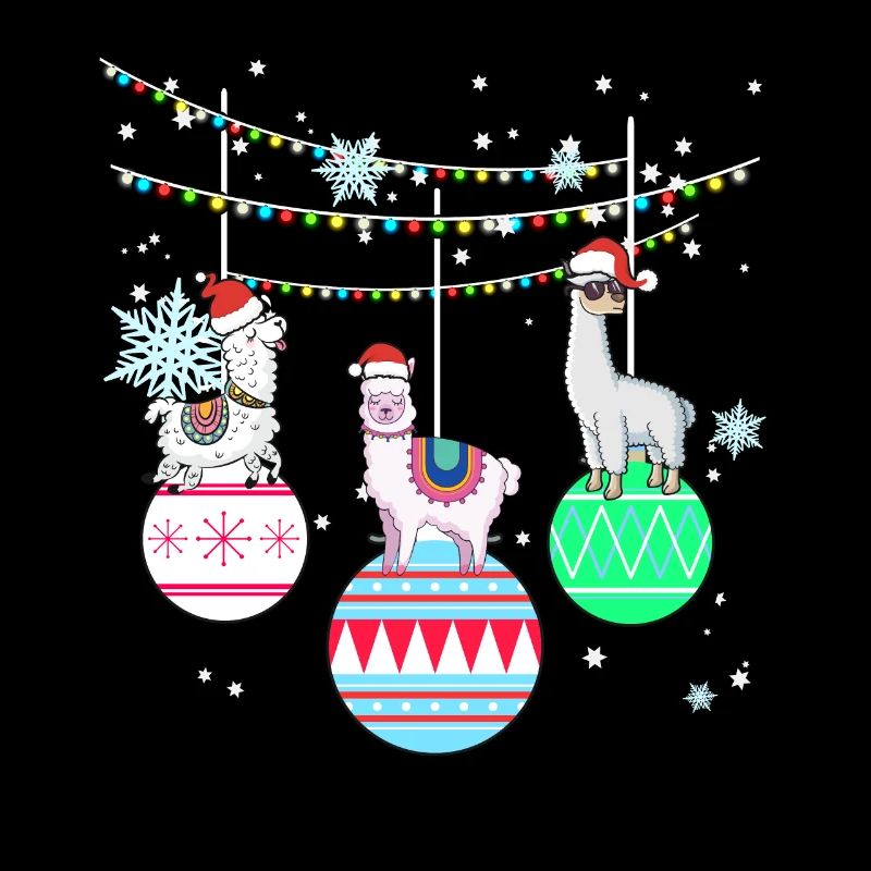 Llama Alpaca Vikunja Christmas Gift