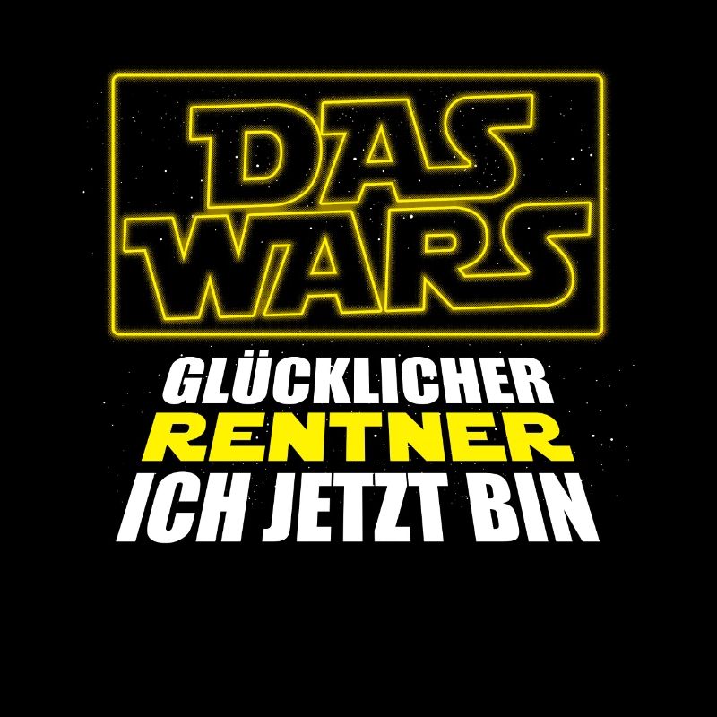 Das Wars glücklicher Rente Pension Geschenk