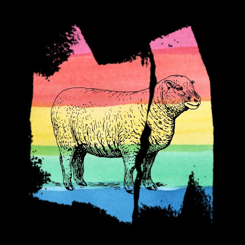 Schaf sheep black sheep lamm t shirt geschenk