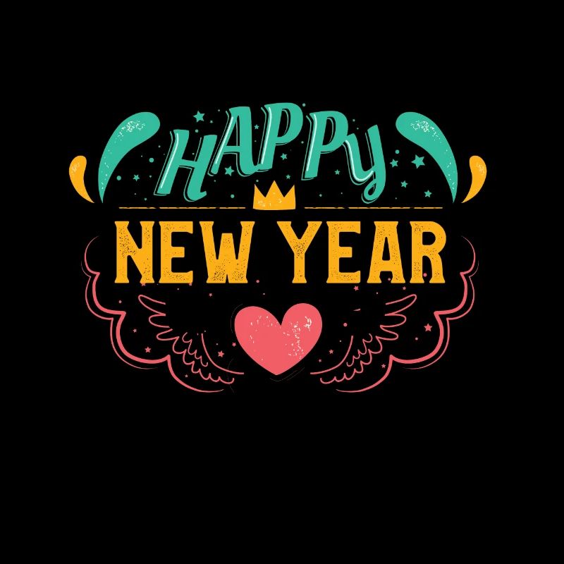 Happy New Year Silvester Party Geschenk Idee