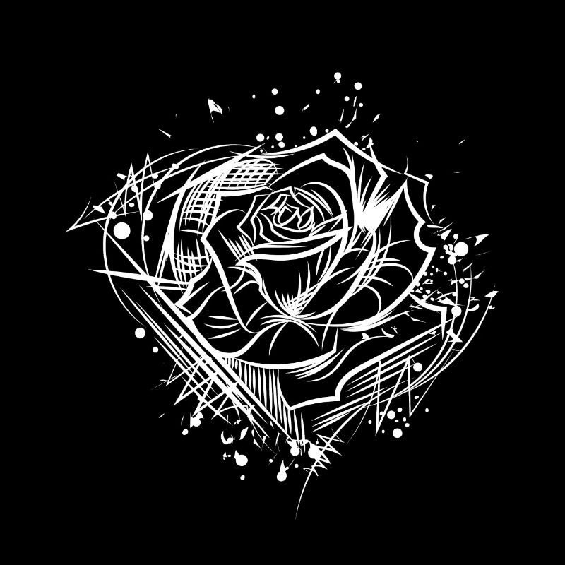 Rose - Drawing Nature Cool Tattoo Idea