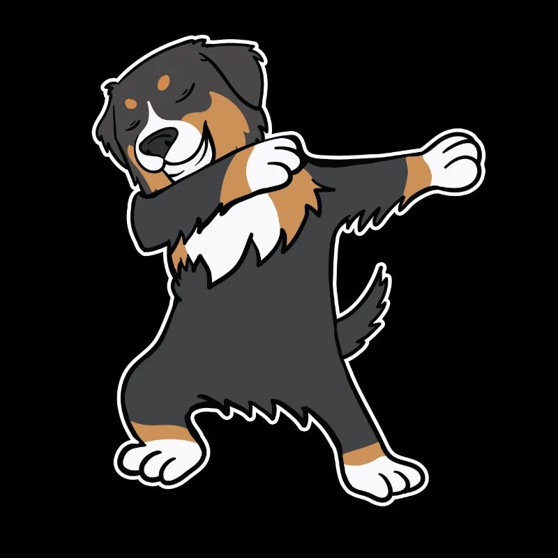 Bernese Mountain Dog Dabbing Dance Gift