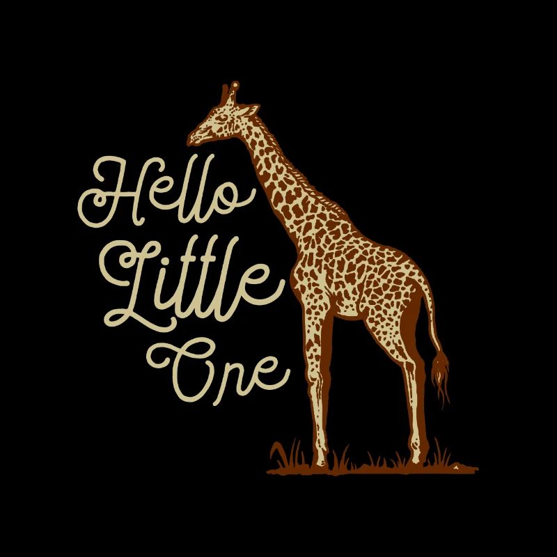 Hello Little One Giraffe Animal Giftidea