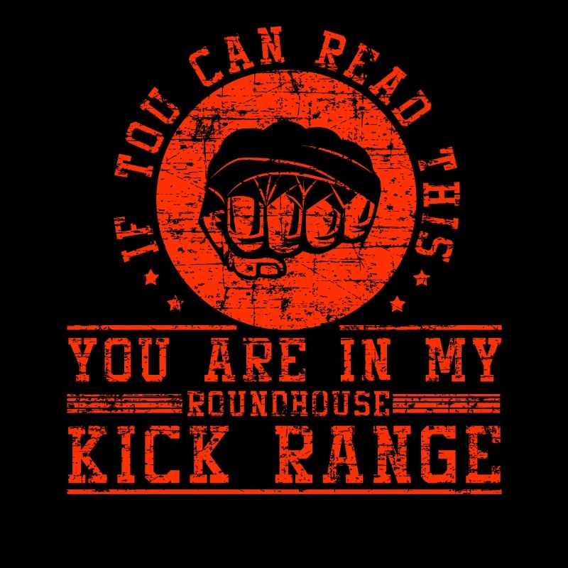Kickboxen - Kick Range Kampfsport Geschenk Boxen