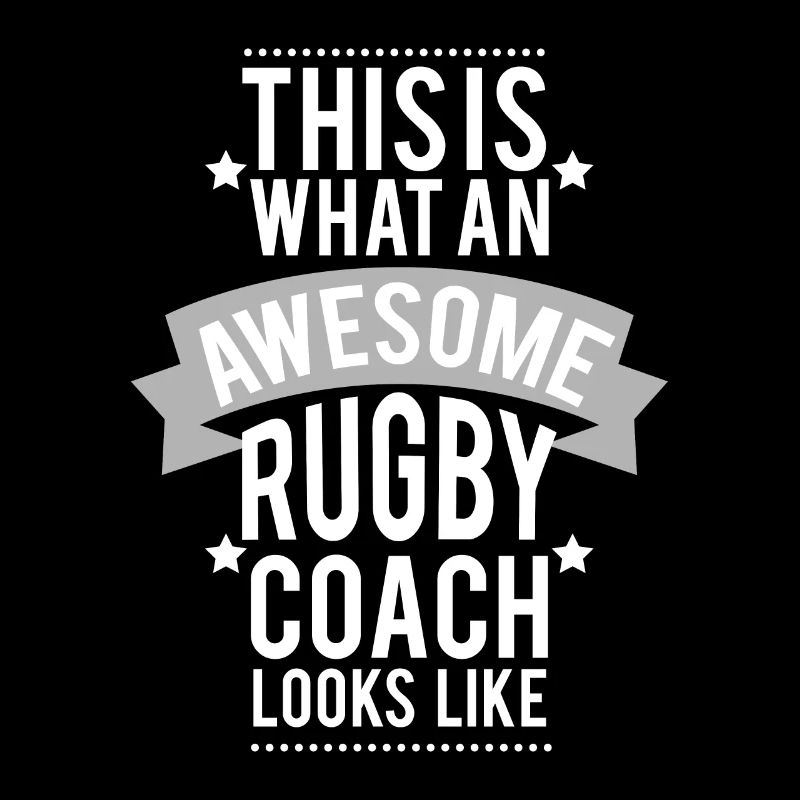 Cool Awesome Rugby Coach Rugby-Anhänger oder Rugby