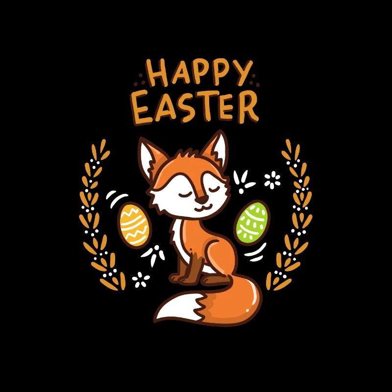 Fox - Vixen - Easter - Happy Easter - Gift