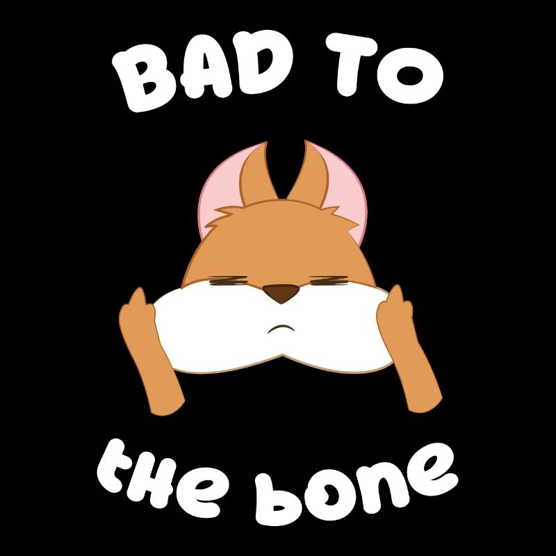 Eichhörnchen - Bad Ass - Eichkätzchen - Geschenk