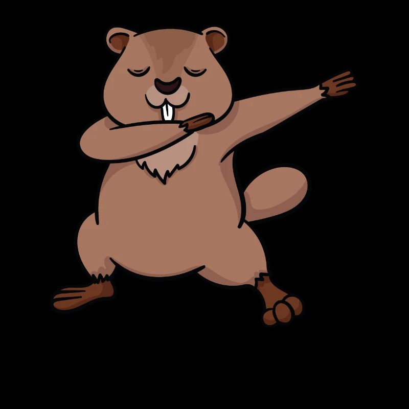 Alpine Marmot Dabbing Dabb Dance Funny Gift