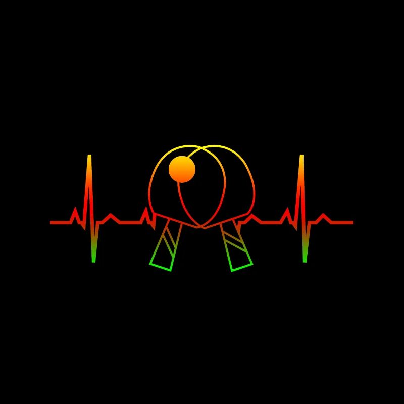 Table Tennis Pulse Heart