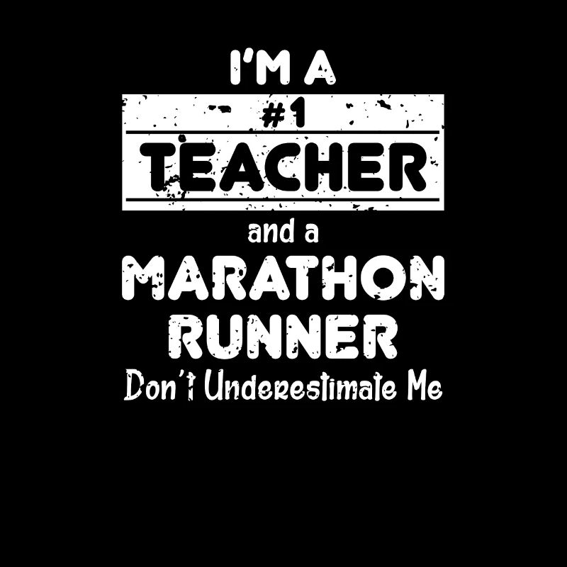 Je suis un teatcher et un coureur de marathon