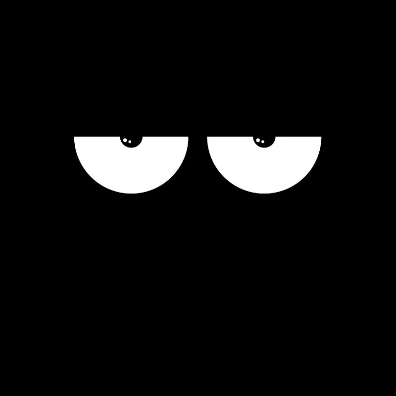 Yeux sarcastiques drôles