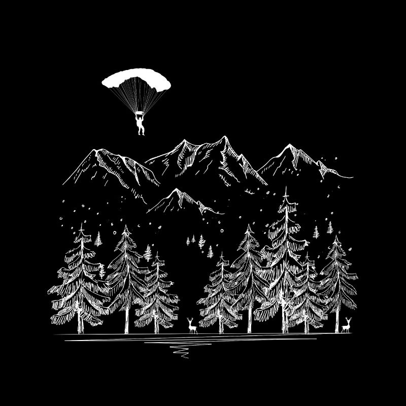 Paragliding mountains