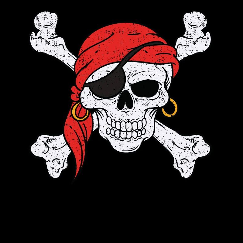 Skeleton dabbing bone pirate pirate gift