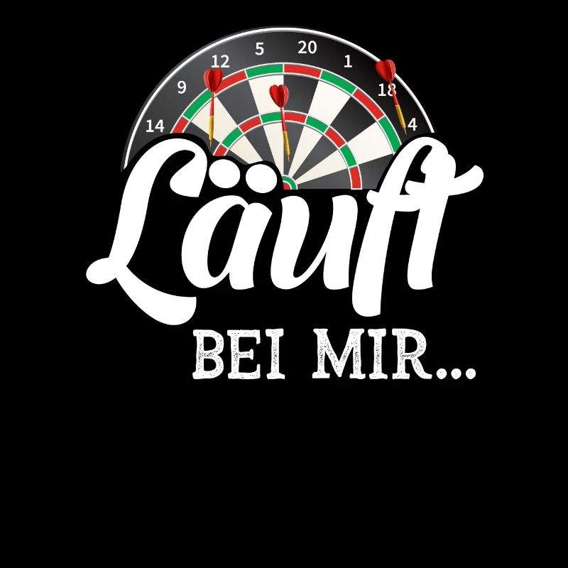 Laeuft bei Mir Dartscheibe und Dartpfeile Dart