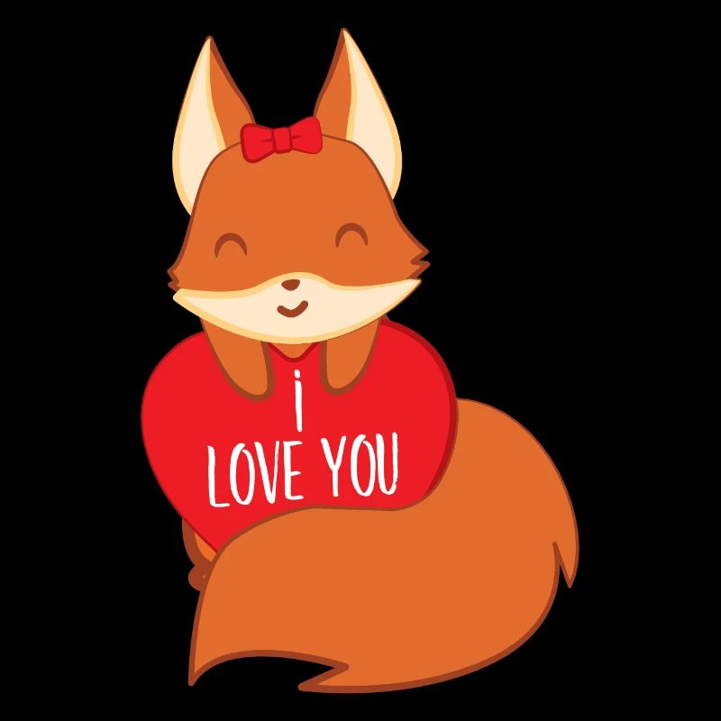Fox – Cute Fox – Fox Lover – I love you