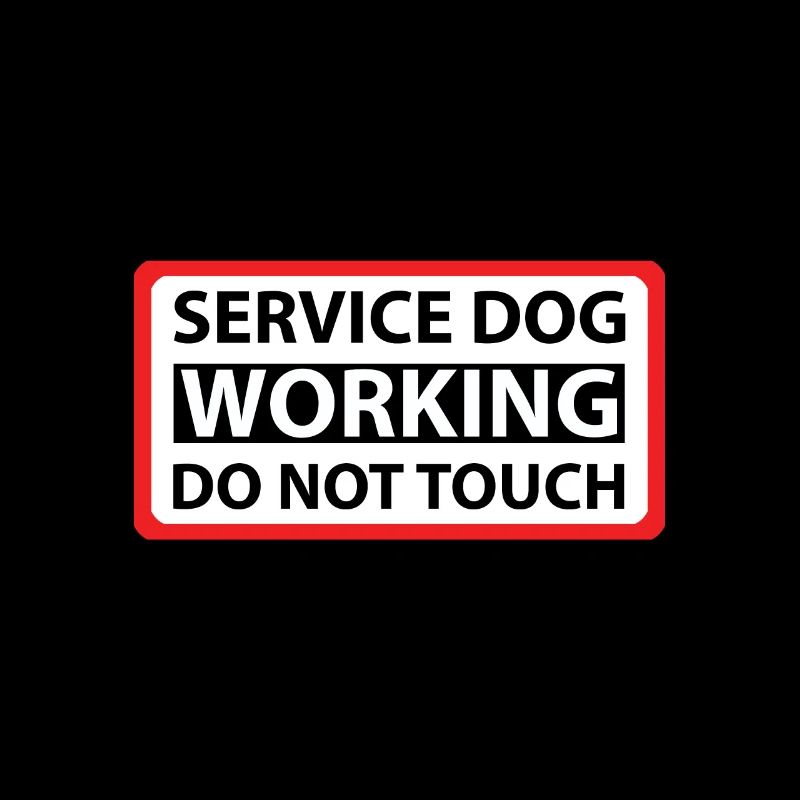 Dog Service Working Please Do Not Touch