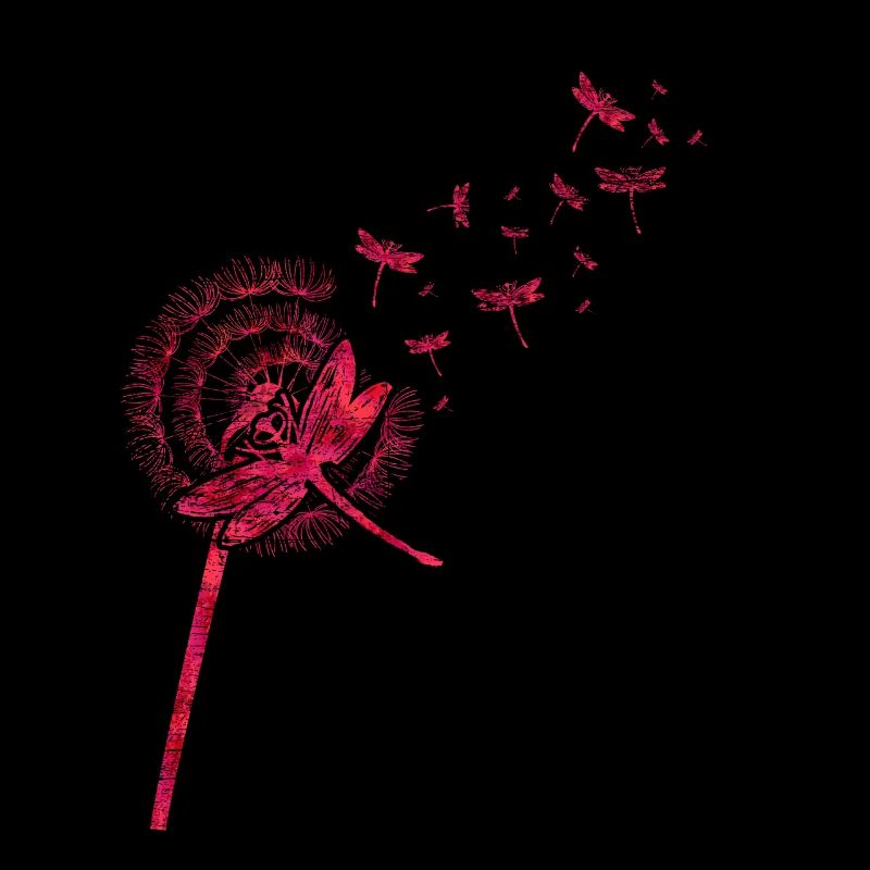 Libelle Pusteblume