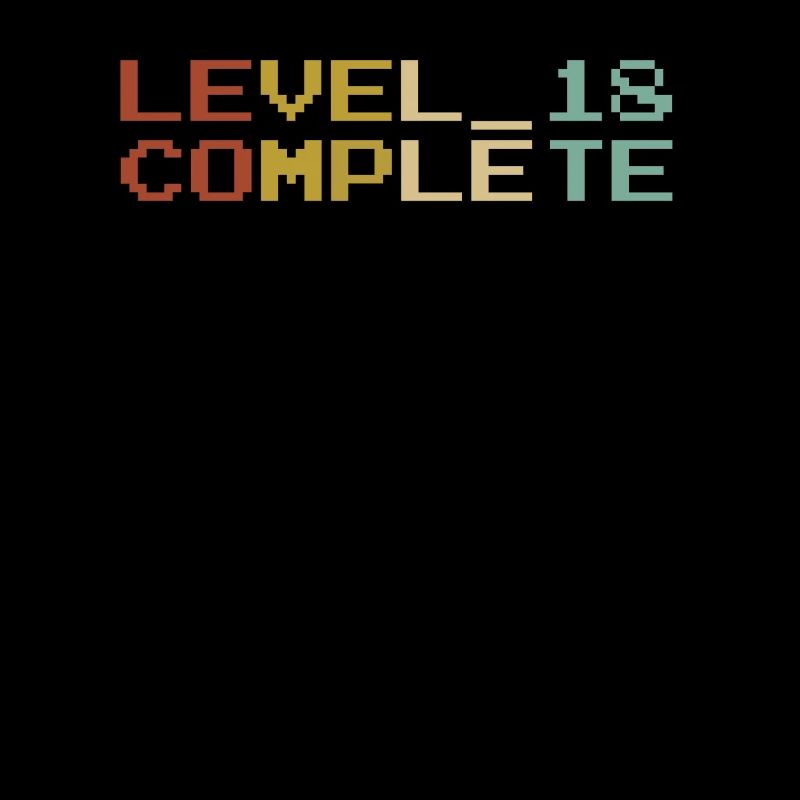 18 years - 18th Birthday Level 18 Complete