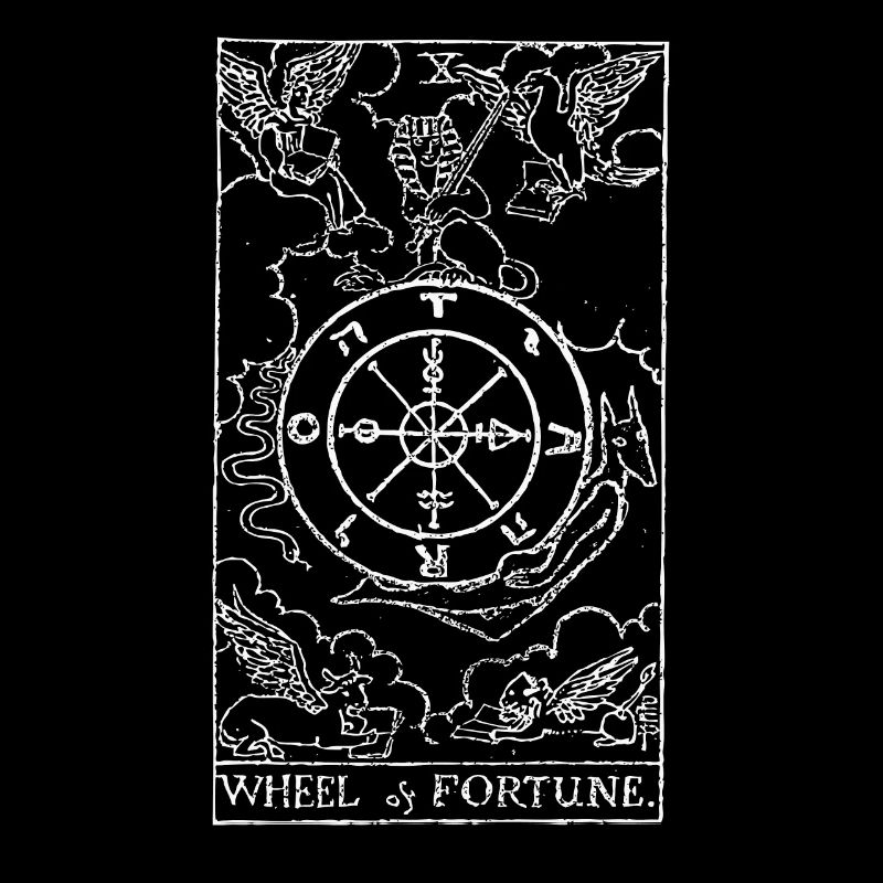 Tarot Card Roue de la Fortune - Roue de la Fortune