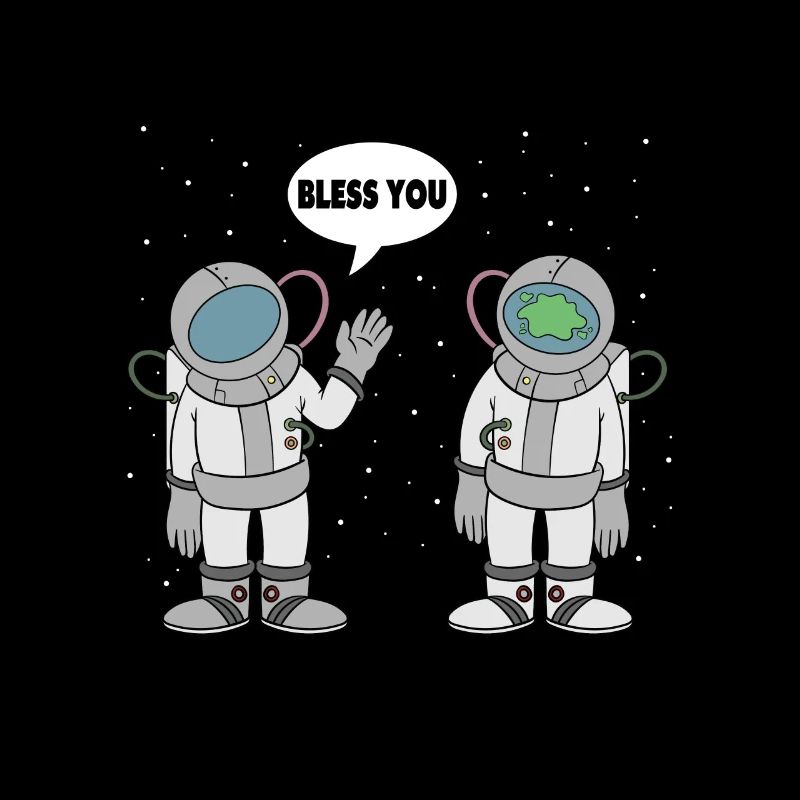 L'astronaute vous bénisse l'espace Spaceman