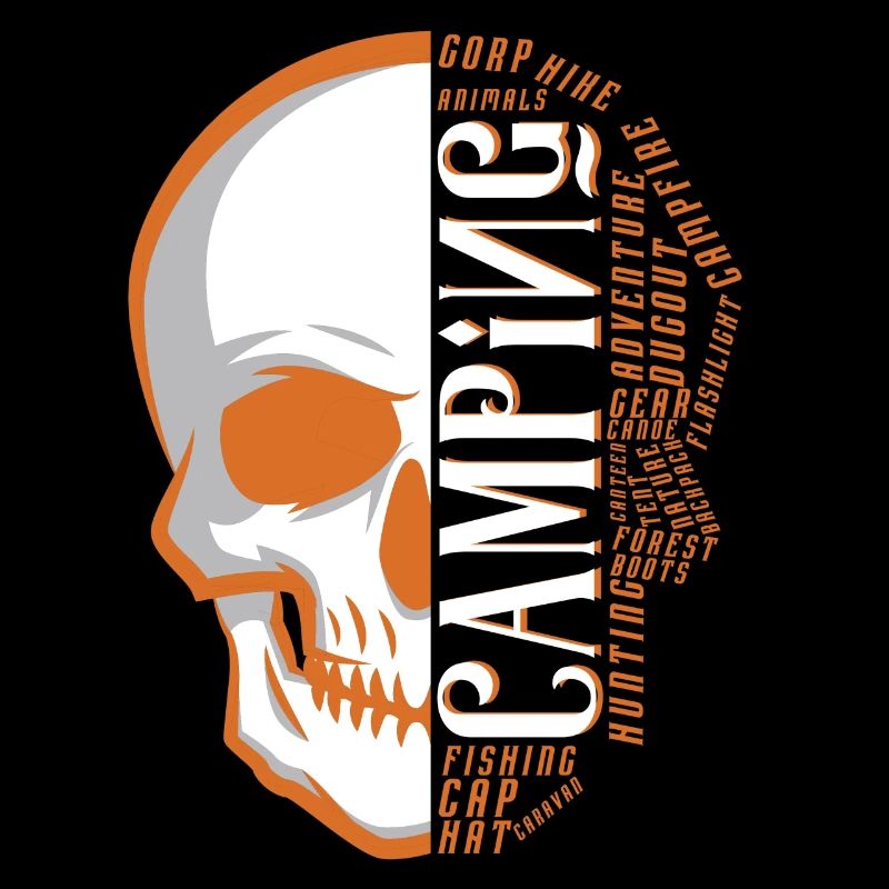 Skull Camping Words Meaning Gift
