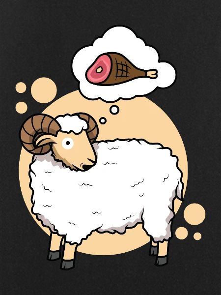 Carnivorous sheep