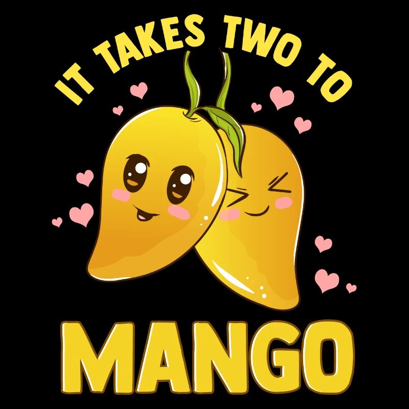 It Takes Two To Mango Funny Fruit Tango Pun