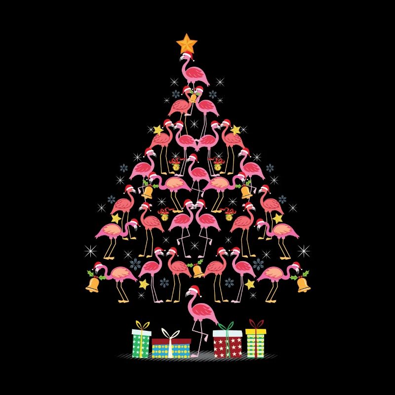 Flamingo Weihnachtsbaum Tannenbaum Xmas Geschenk