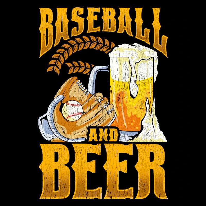 Fantastischer Baseball und Bier machen den perfekten Tag