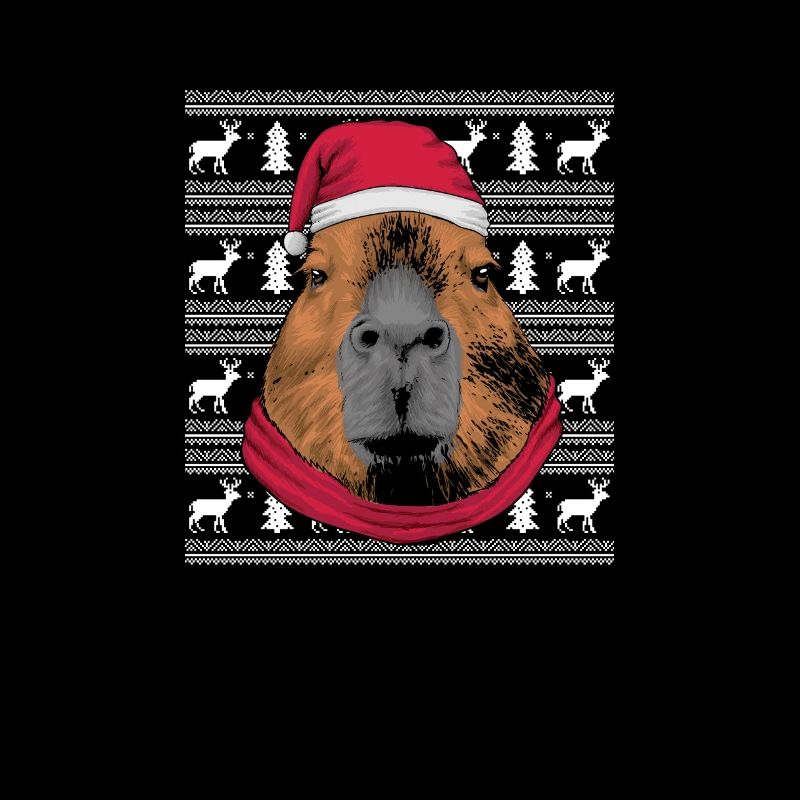 Capybara Moche Noël